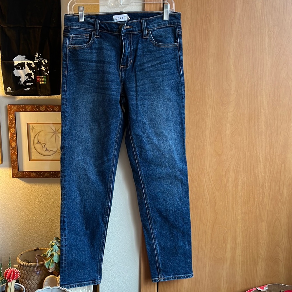 Cello Straight Leg Denim Jeans